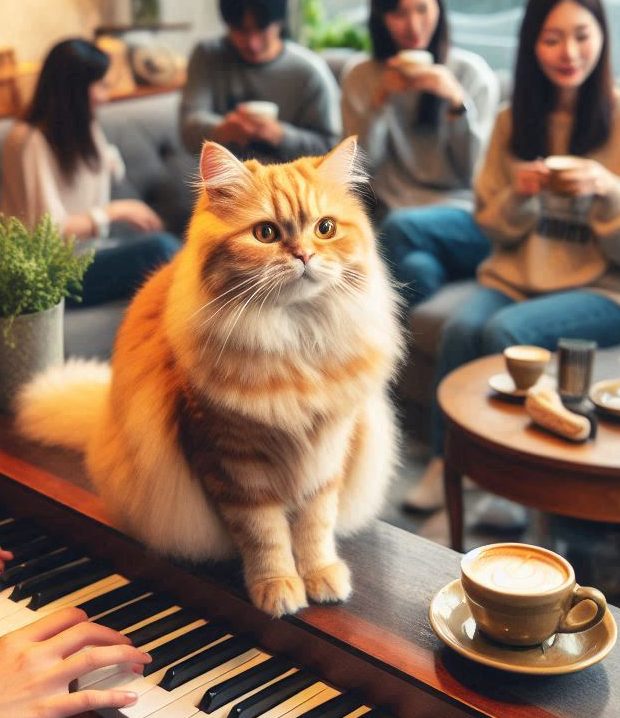 Piano Cat