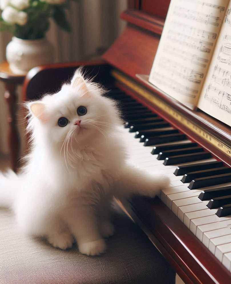 Piano Cat